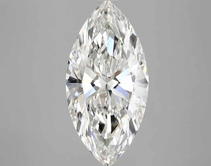 3.0 Carat Marquise Shaped Ideal Cut VVS2 IGI Certified Lab Grown Diamond
