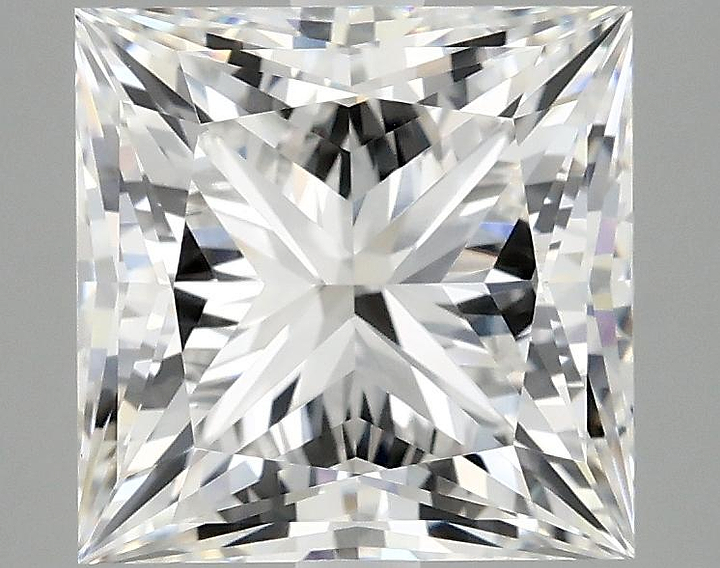 4.27 Carat Princess Shaped Ideal Cut VVS2 IGI Certified Lab Grown Diamond