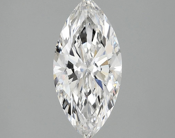 1.51 Carat Marquise Shaped Excellent Cut VVS2 IGI Certified Lab Grown Diamond
