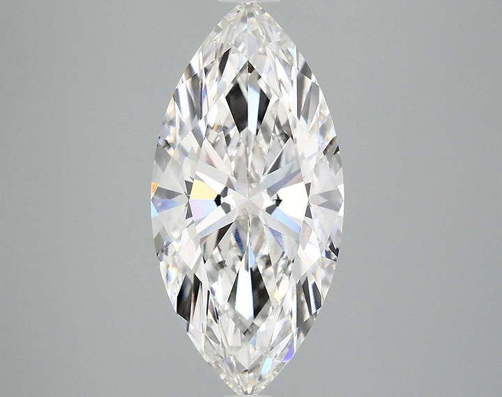 3.08 Carat Marquise Shaped Excellent Cut VVS2 IGI Certified Lab Grown Diamond