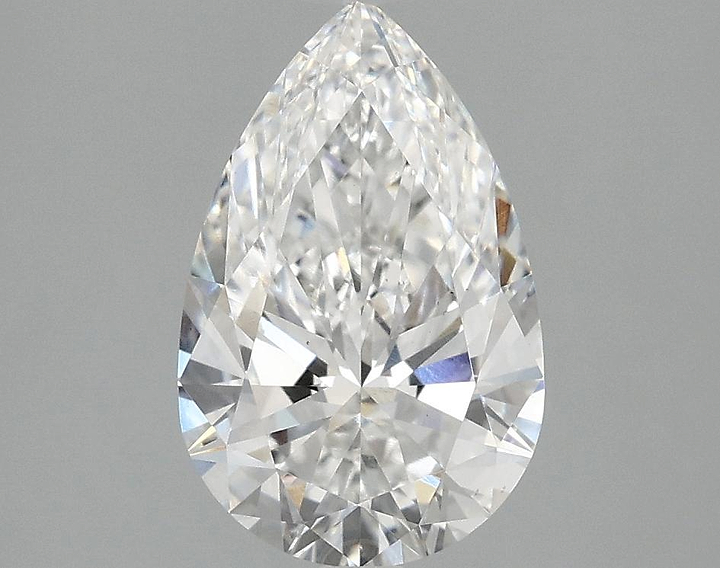 2.01 Carat Pear Shaped Ideal Cut VS1 IGI Certified Lab Grown Diamond