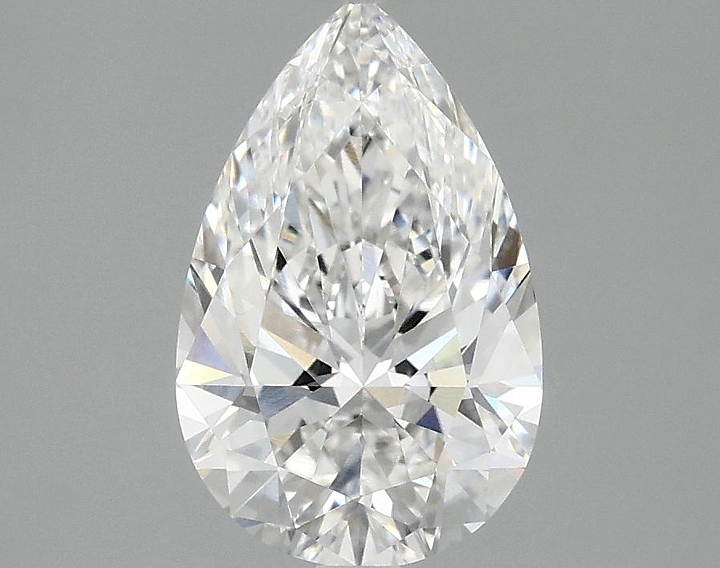 1.89 Carat Pear Shaped Ideal Cut VVS2 IGI Certified Lab Grown Diamond