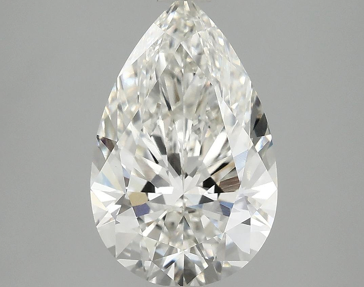 3.05 Carat Pear Shaped Ideal Cut VVS2 IGI Certified Lab Grown Diamond