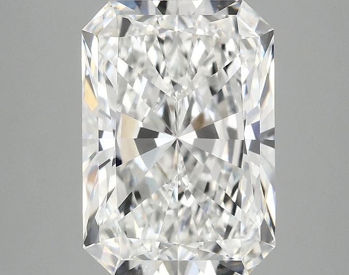 4.08 Carat Radiant Shaped Ideal Cut VVS2 IGI Certified Lab Grown Diamond