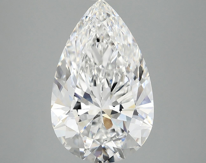 5.03 Carat Pear Shaped Ideal Cut VVS2 IGI Certified Lab Grown Diamond