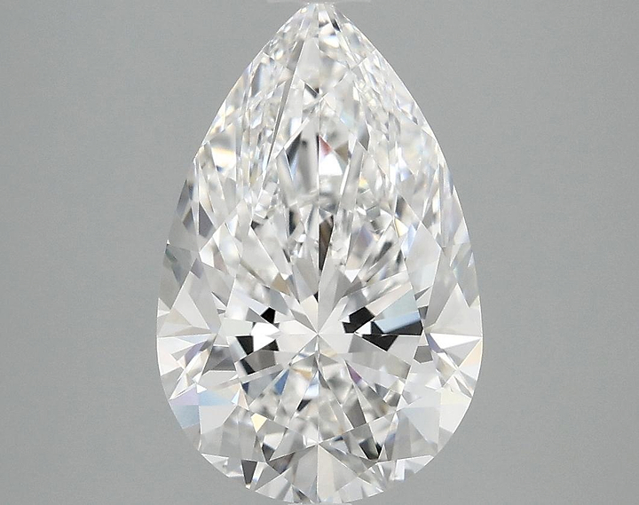 3.04 Carat Pear Shaped Ideal Cut VVS2 IGI Certified Lab Grown Diamond