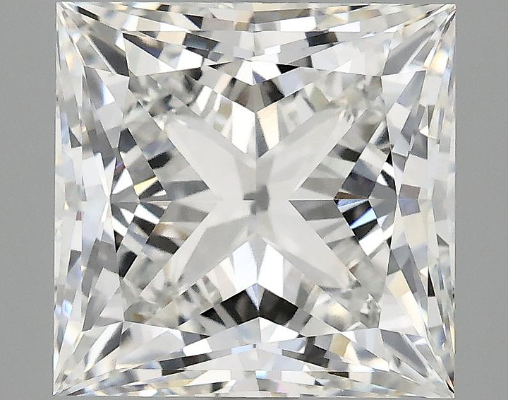 4.1 Carat Princess Shaped Ideal Cut VVS2 IGI Certified Lab Grown Diamond