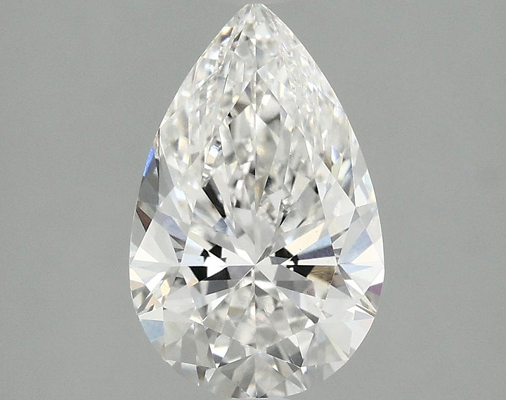 2.08 Carat Pear Shaped Ideal Cut VS1 IGI Certified Lab Grown Diamond