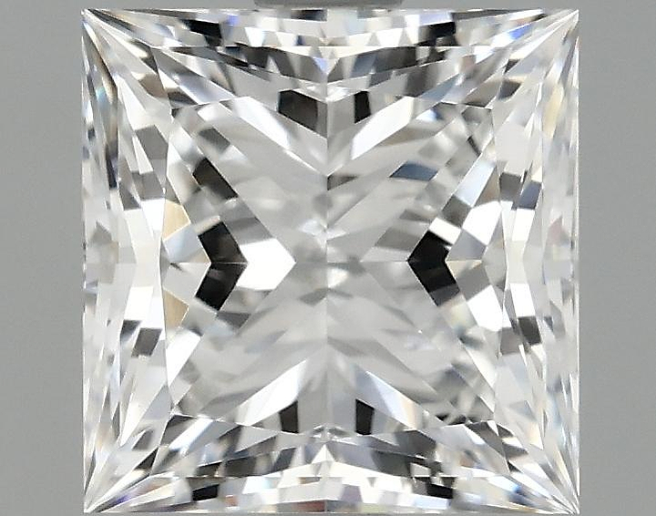 2.08 Carat Princess Shaped Ideal Cut VVS2 IGI Certified Lab Grown Diamond
