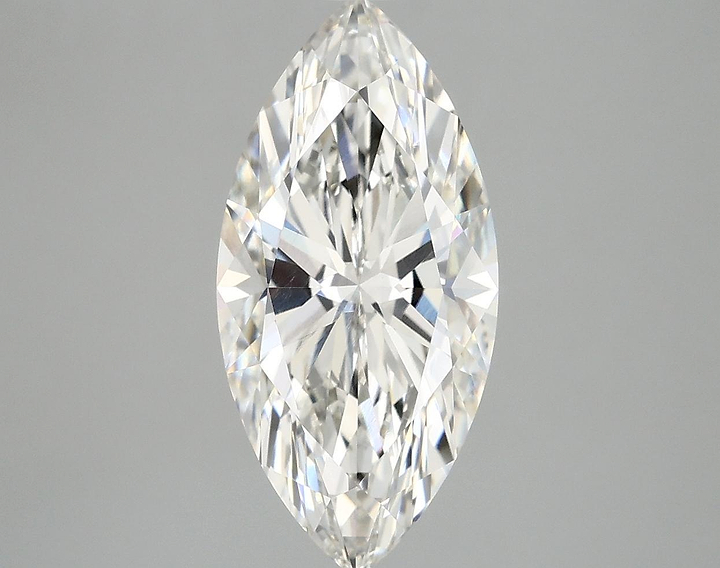 3.03 Carat Marquise Shaped Excellent Cut VVS2 IGI Certified Lab Grown Diamond