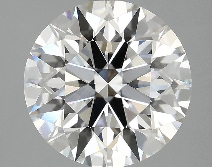 3.08 Carat Round Shaped Ideal Cut VVS2 IGI Certified Lab Grown Diamond