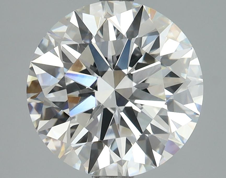 3.05 Carat Round Shaped Ideal Cut VVS2 IGI Certified Lab Grown Diamond