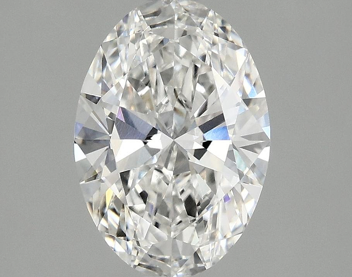 1.54 Carat Oval Shaped Ideal Cut VVS2 IGI Certified Lab Grown Diamond