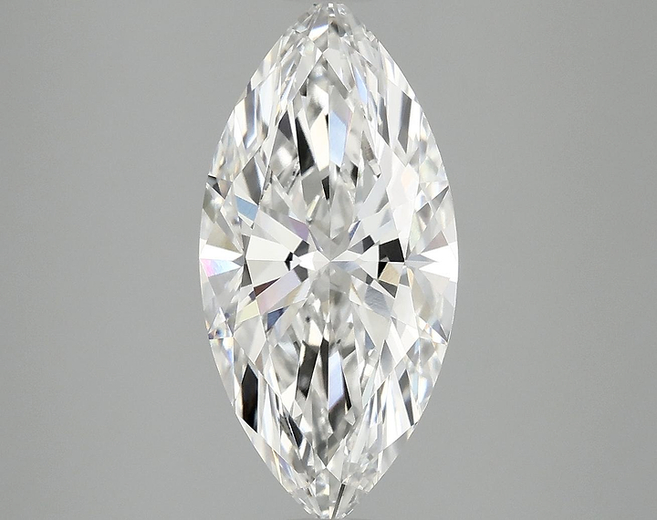 3.04 Carat Marquise Shaped Excellent Cut VVS2 IGI Certified Lab Grown Diamond