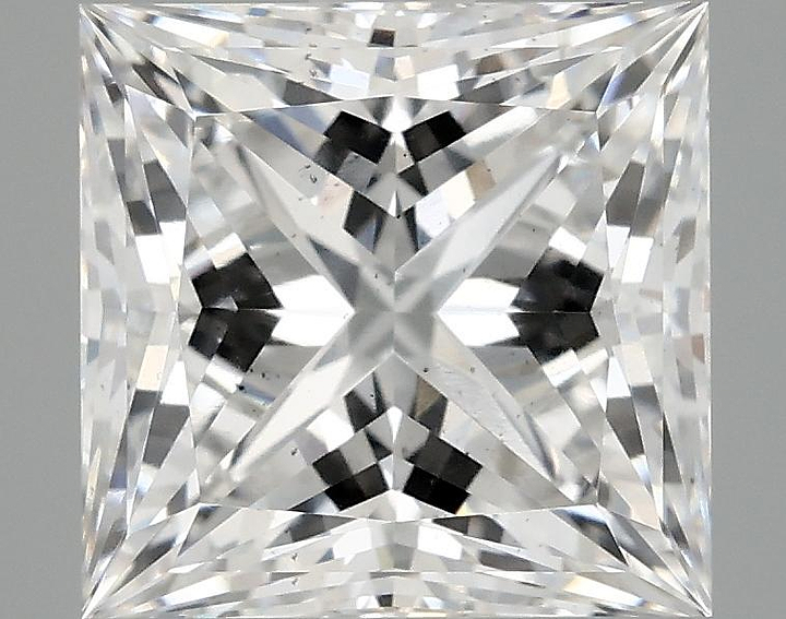 2.58 Carat Princess Shaped Ideal Cut SI1 IGI Certified Lab Grown Diamond