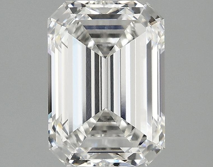 2.06 Carat Emerald Shaped Ideal Cut VVS1 IGI Certified Lab Grown Diamond