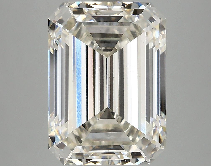 5.07 Carat Emerald Shaped Excellent Cut VS2 IGI Certified Lab Grown Diamond