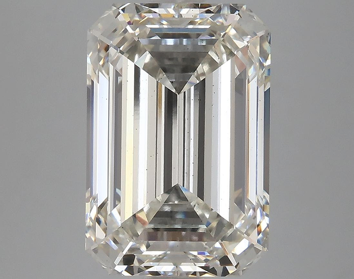 6.1 Carat Emerald Shaped Excellent Cut VS2 IGI Certified Lab Grown Diamond
