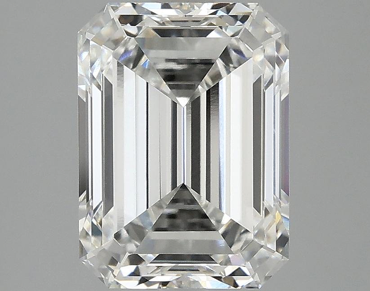 3.1 Carat Emerald Shaped Excellent Cut VVS2 IGI Certified Lab Grown Diamond