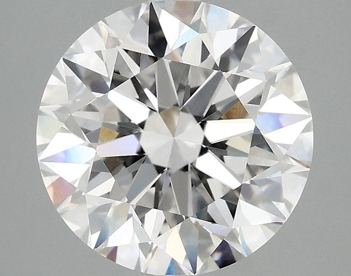 3.09 Carat Round Shaped Excellent Cut VVS2 IGI Certified Lab Grown Diamond
