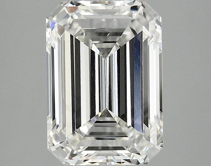 3.02 Carat Emerald Shaped Ideal Cut VS1 IGI Certified Lab Grown Diamond