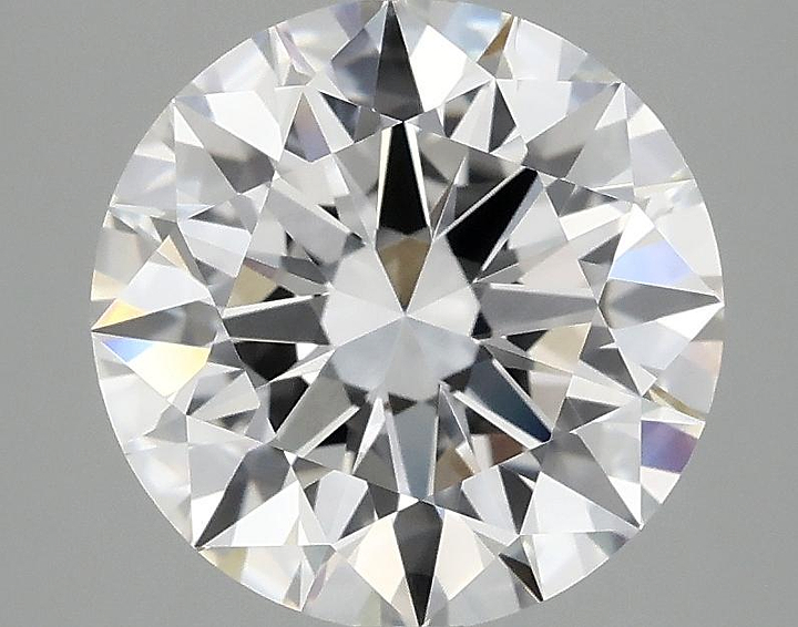 3.08 Carat Round Shaped Ideal Cut VVS2 IGI Certified Lab Grown Diamond