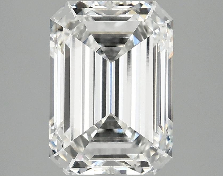 2.98 Carat Emerald Shaped Ideal Cut VVS2 IGI Certified Lab Grown Diamond