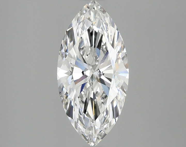 1.9 Carat Marquise Shaped Excellent Cut VVS2 IGI Certified Lab Grown Diamond