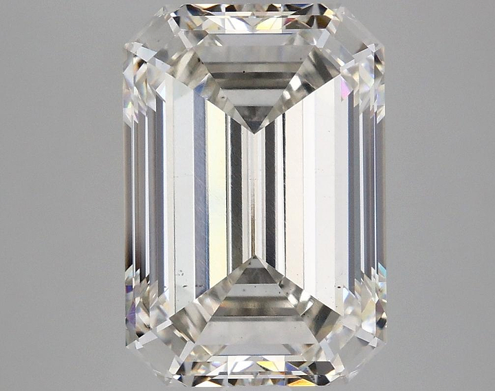 4.85 Carat Emerald Shaped Ideal Cut VS2 IGI Certified Lab Grown Diamond