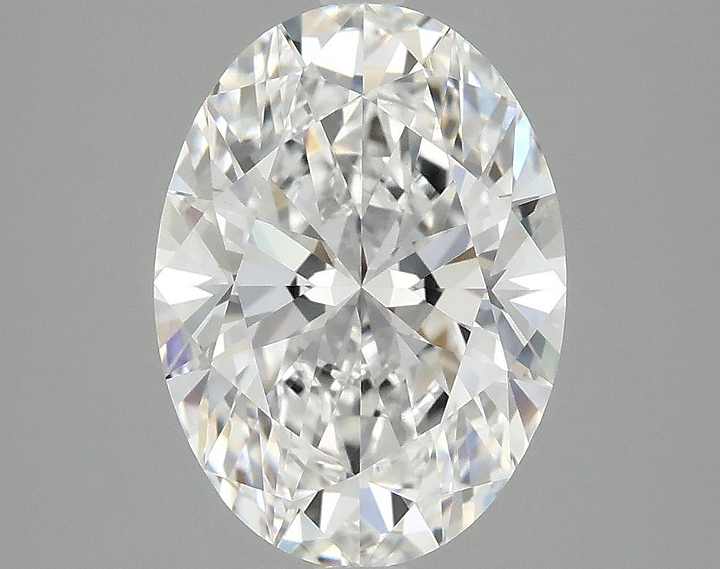 3.1 Carat Oval Shaped Ideal Cut VVS2 IGI Certified Lab Grown Diamond