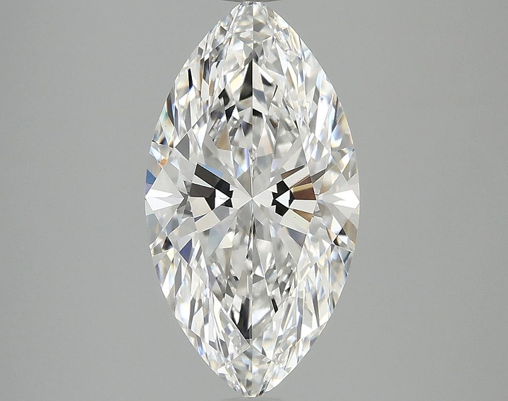 3.07 Carat Marquise Shaped Excellent Cut VVS2 IGI Certified Lab Grown Diamond