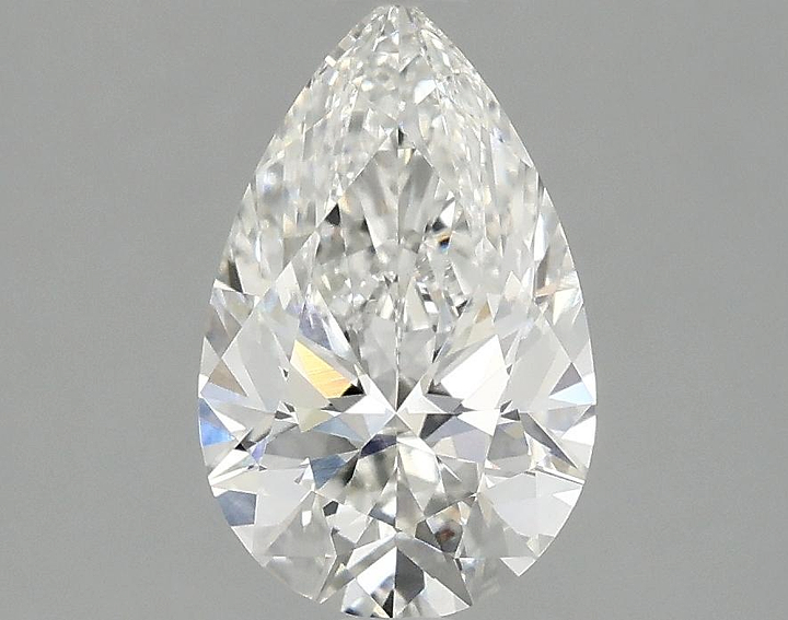 1.7 Carat Pear Shaped Ideal Cut VVS2 IGI Certified Lab Grown Diamond