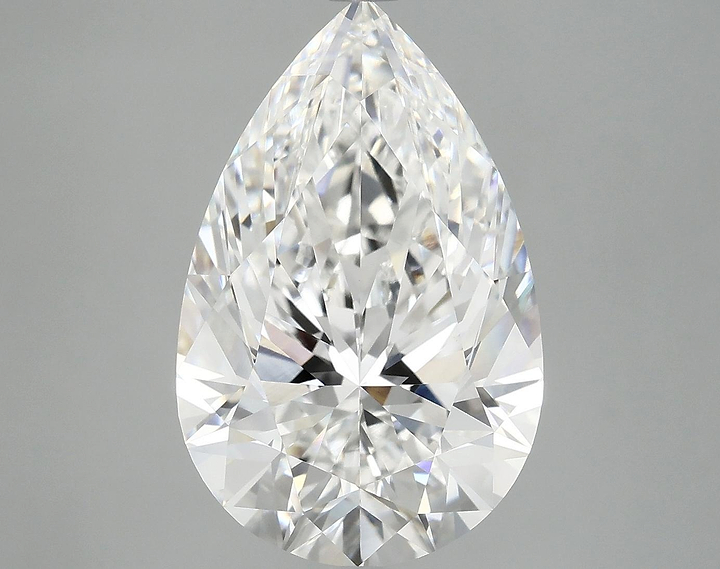 7.24 Carat Pear Shaped Ideal Cut VVS2 IGI Certified Lab Grown Diamond