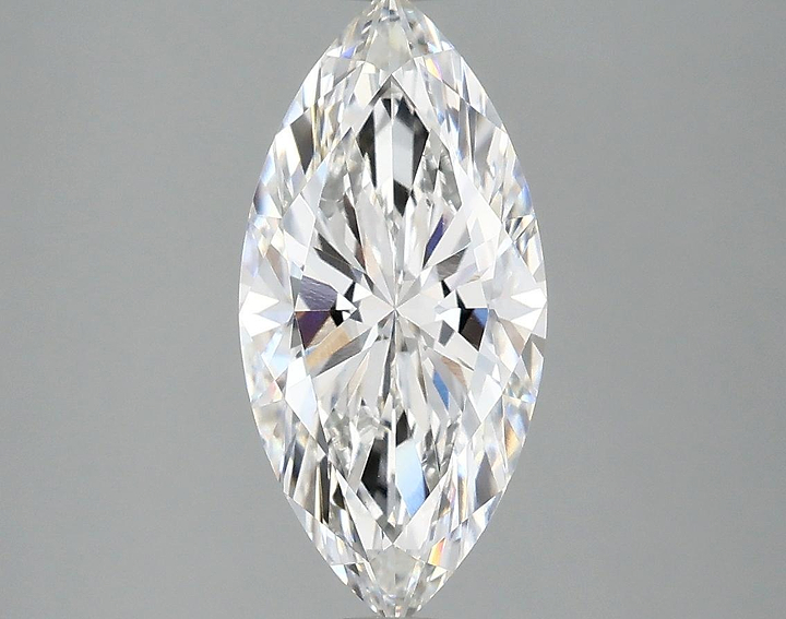 2.1 Carat Marquise Shaped Excellent Cut VVS2 IGI Certified Lab Grown Diamond