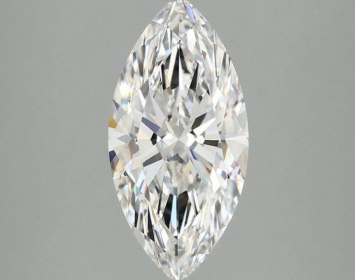 2.1 Carat Marquise Shaped Excellent Cut VVS2 IGI Certified Lab Grown Diamond
