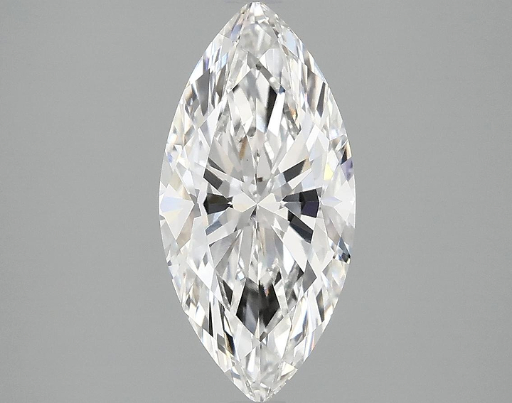 2.01 Carat Marquise Shaped Excellent Cut VVS2 IGI Certified Lab Grown Diamond