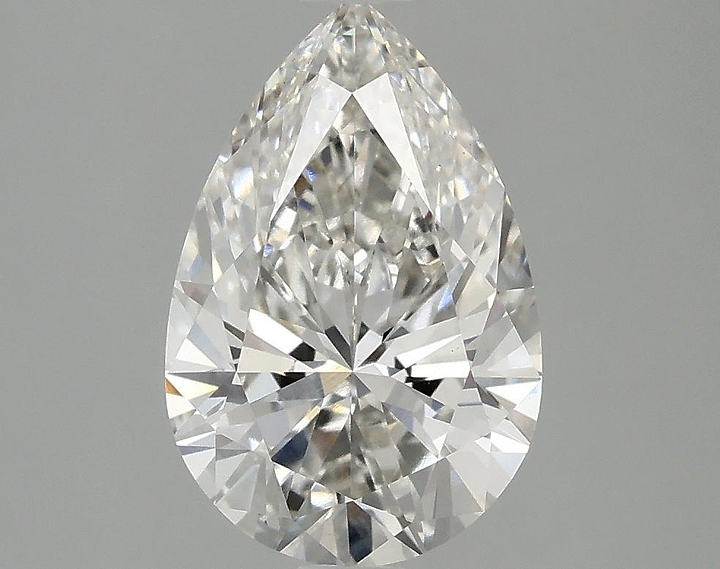 2.57 Carat Pear Shaped Excellent Cut VS1 IGI Certified Lab Grown Diamond