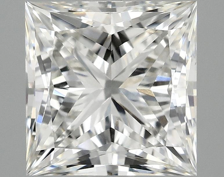 2.08 Carat Princess Shaped Ideal Cut VVS2 IGI Certified Lab Grown Diamond