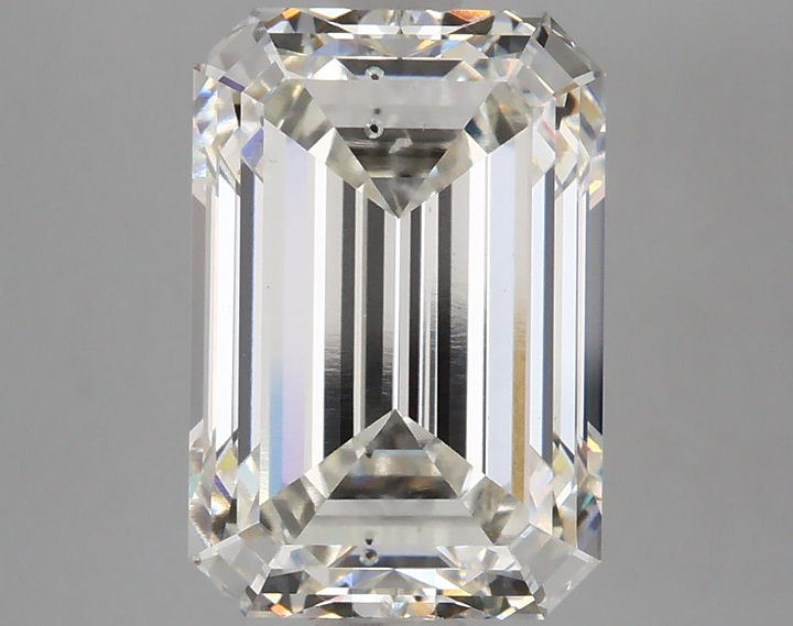 4.91 Carat Emerald Shaped Ideal Cut VS2 IGI Certified Lab Grown Diamond