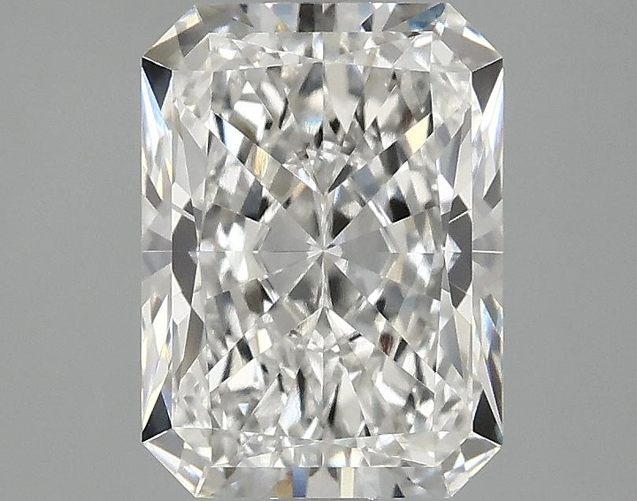 2.55 Carat Radiant Shaped Excellent Cut VVS2 IGI Certified Lab Grown Diamond