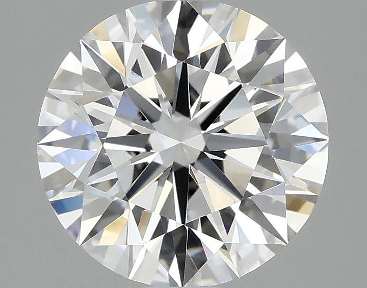 2.03 Carat Round Shaped Ideal Cut VVS2 IGI Certified Lab Grown Diamond