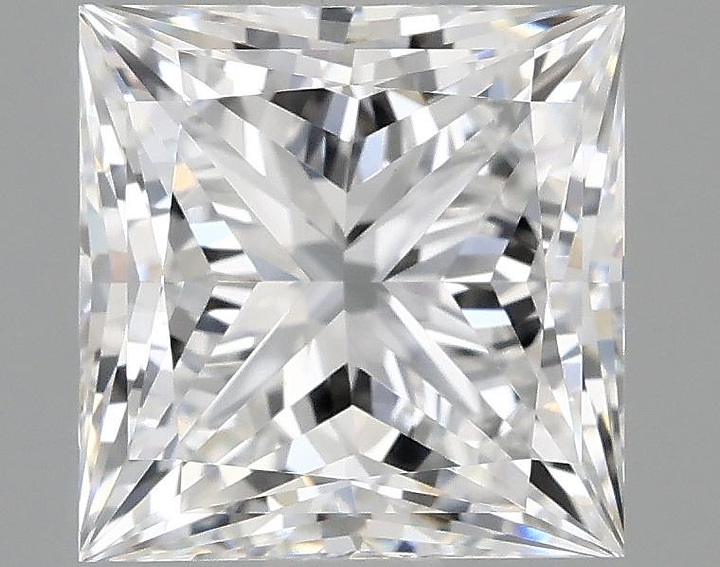 1.77 Carat Princess Shaped Ideal Cut VVS2 IGI Certified Lab Grown Diamond