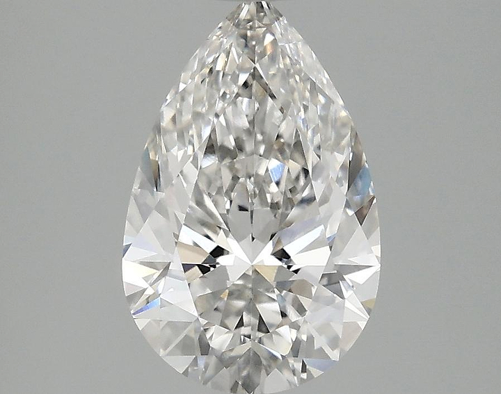 1.89 Carat Pear Shaped Ideal Cut VVS2 IGI Certified Lab Grown Diamond