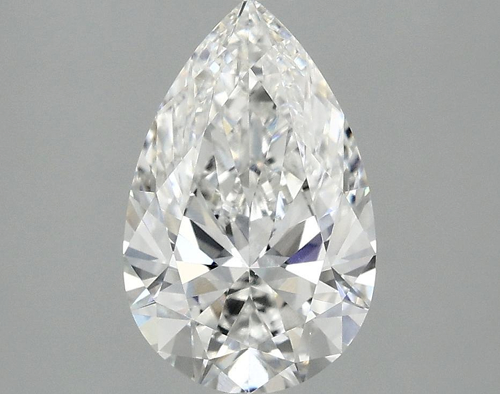 2.01 Carat Pear Shaped Ideal Cut VVS2 IGI Certified Lab Grown Diamond