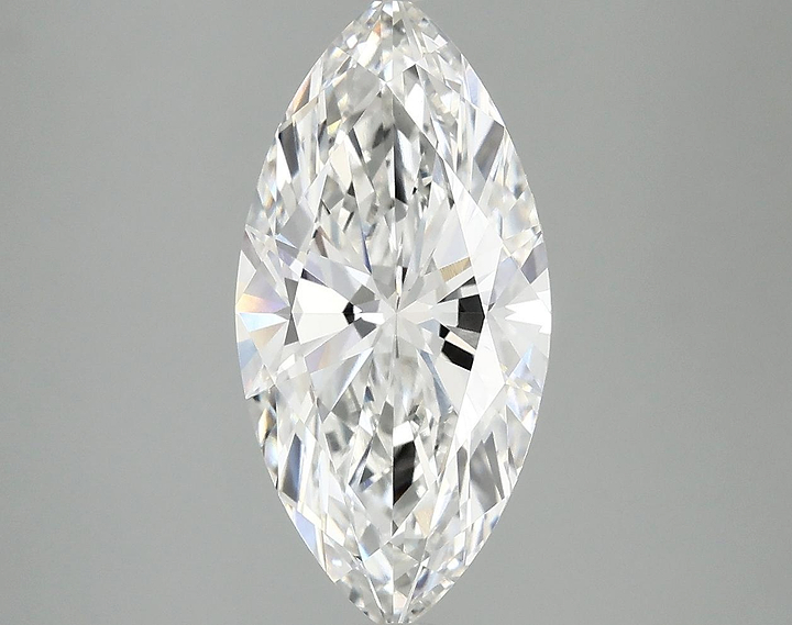 3.03 Carat Marquise Shaped Ideal Cut VVS2 IGI Certified Lab Grown Diamond