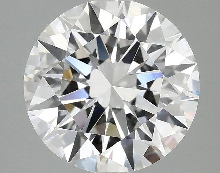 3.09 Carat Round Shaped Excellent Cut VVS2 IGI Certified Lab Grown Diamond