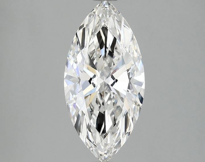 2.1 Carat Marquise Shaped Ideal Cut VVS1 IGI Certified Lab Grown Diamond