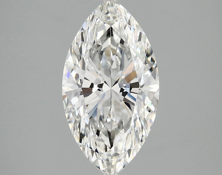 2.05 Carat Marquise Shaped Excellent Cut VVS2 IGI Certified Lab Grown Diamond
