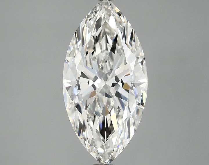 3.05 Carat Marquise Shaped Ideal Cut VVS1 IGI Certified Lab Grown Diamond
