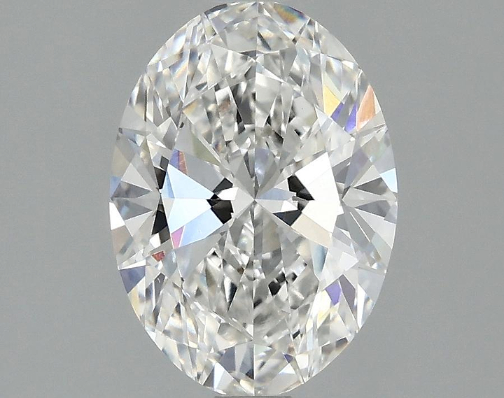 1.58 Carat Oval Shaped Ideal Cut VVS2 IGI Certified Lab Grown Diamond